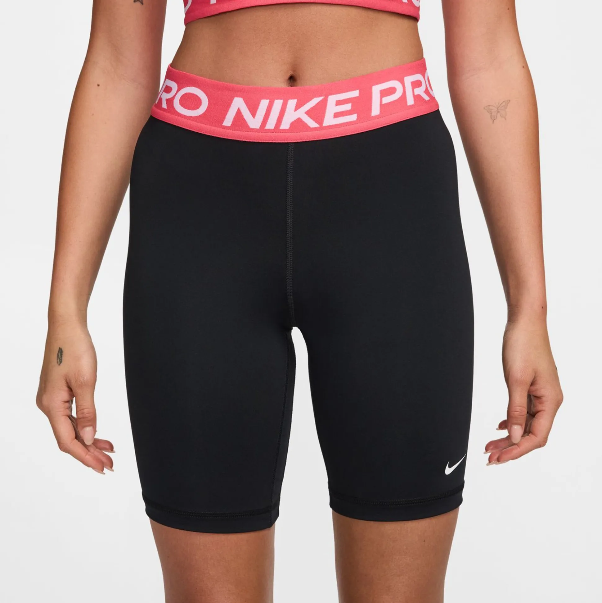 New 365 8in Ball Shorts Women - Black, Pink Shorts