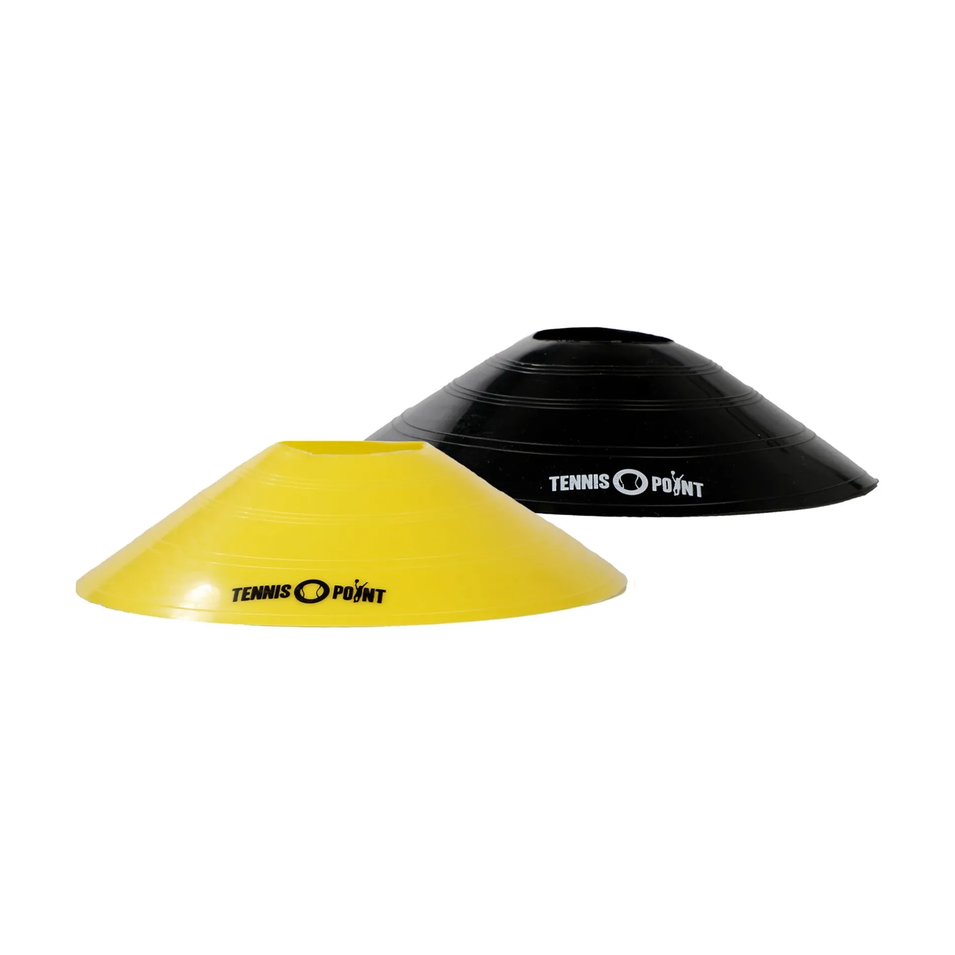 Online 20 Marking Cones - Yellow, Black Coaching Equipment