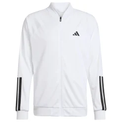 Online 3 Stripes Knit Training Jacket Men - White, Black Jackets