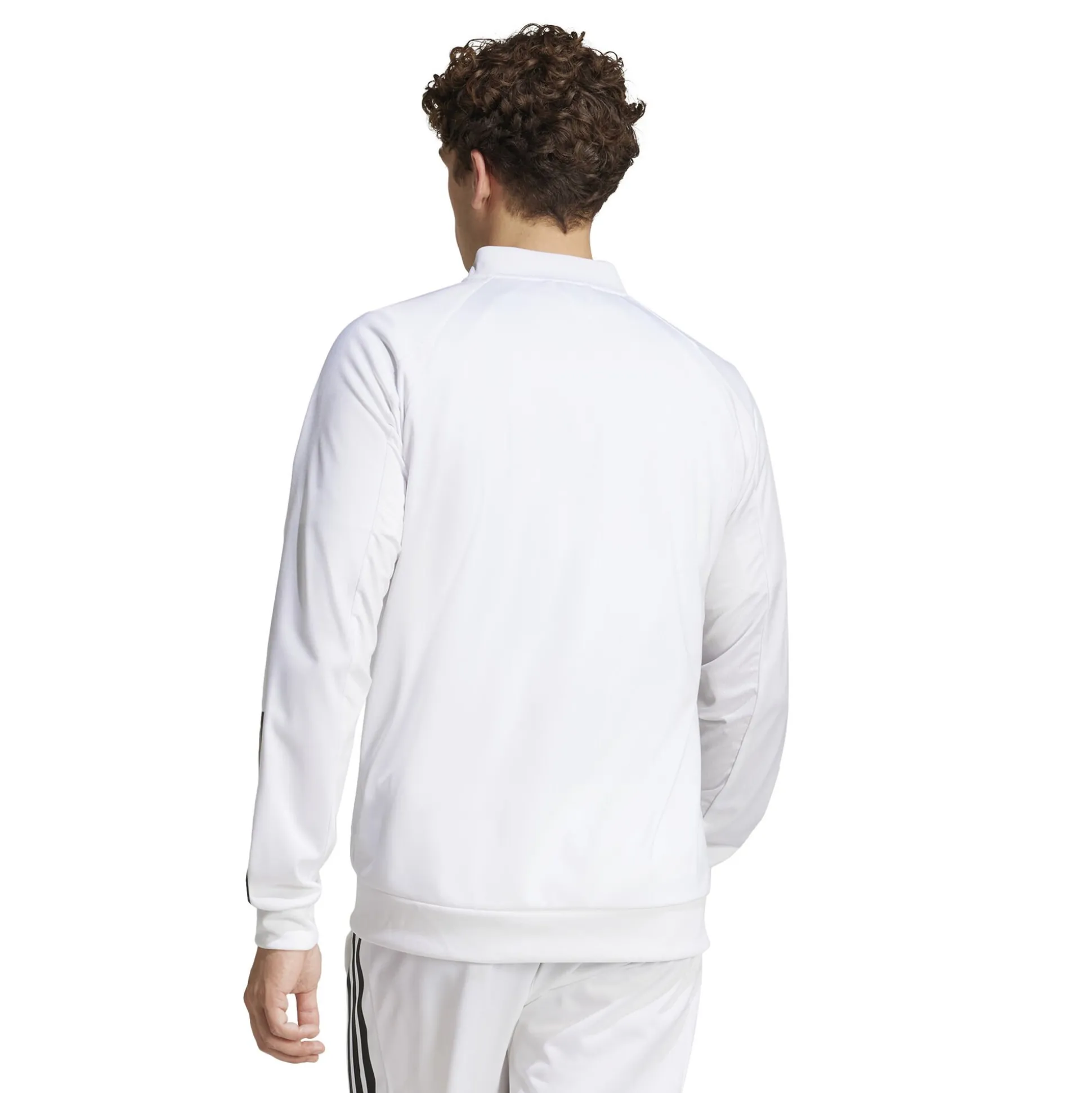Online 3 Stripes Knit Training Jacket Men - White, Black Jackets