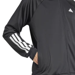 Flash Sale 3 Stripes Knit Training Jacket Men - Black, White Jackets