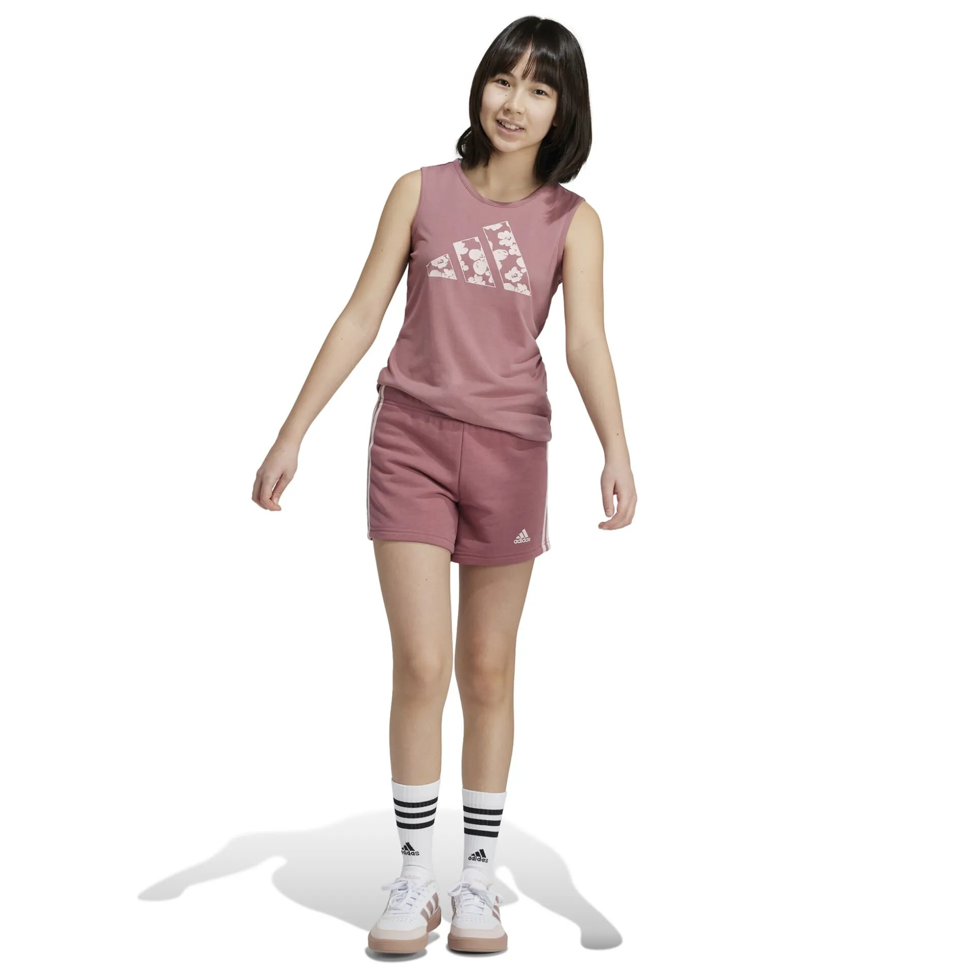 Store 3 Stripes Shorts Kids - Antique Pink Shorts