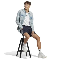 Best 3 Stripes Single Jersey 7 Shorts Men - Dark Blue Shorts