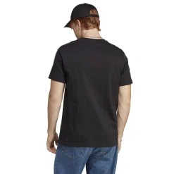Best Sale 3 Stripes Single Jersey T-Shirt Men - Black, White Shirts
