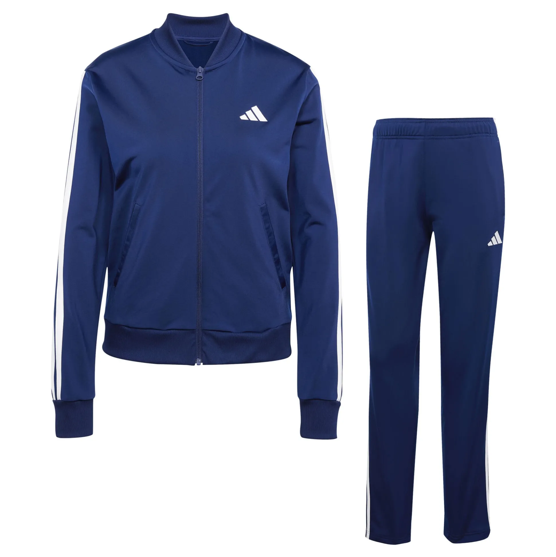 Shop 3 Stripes Tracksuit Women - Dark Blue Tracksuits