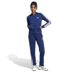 Shop 3 Stripes Tracksuit Women - Dark Blue Tracksuits