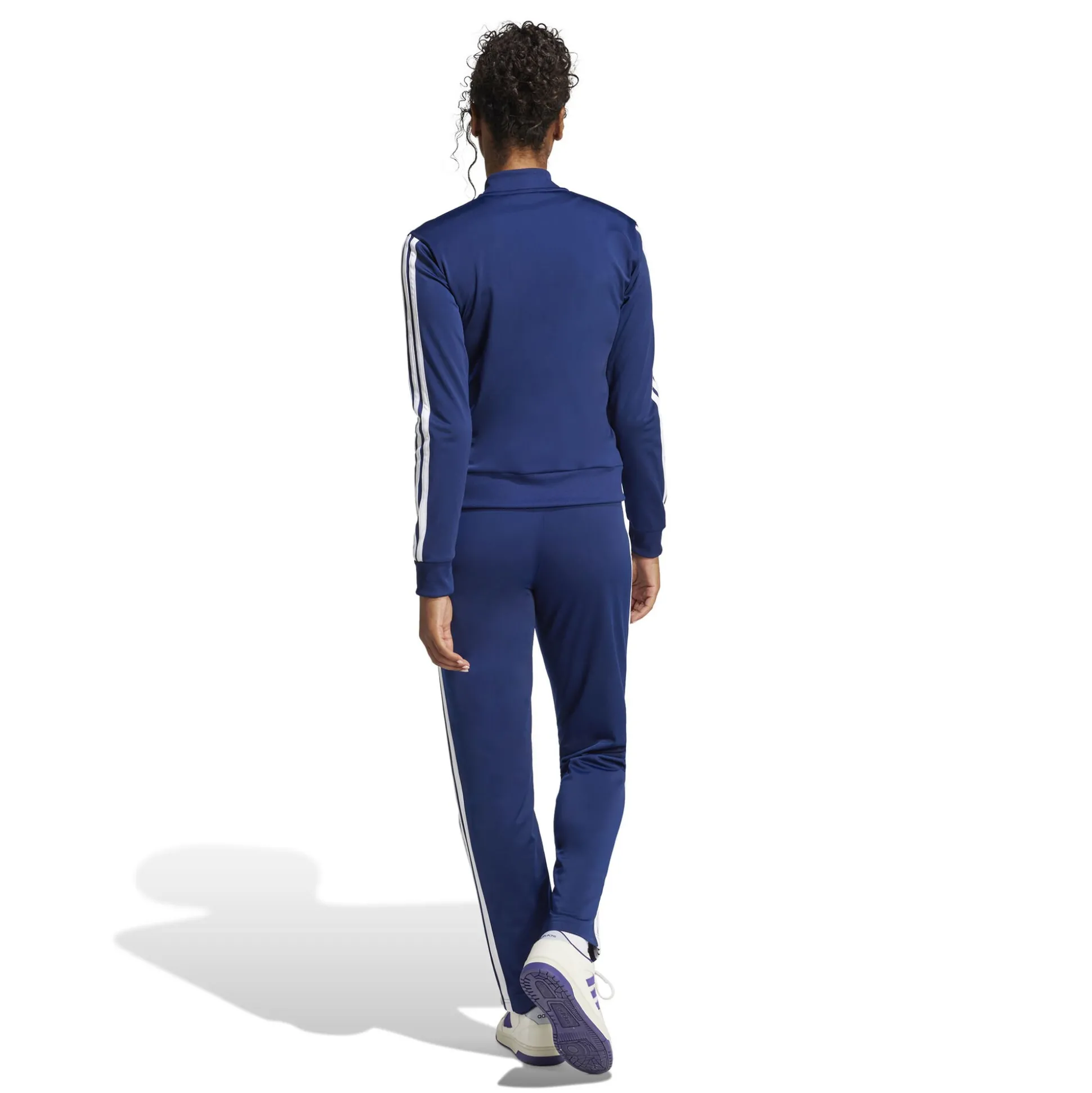Shop 3 Stripes Tracksuit Women - Dark Blue Tracksuits