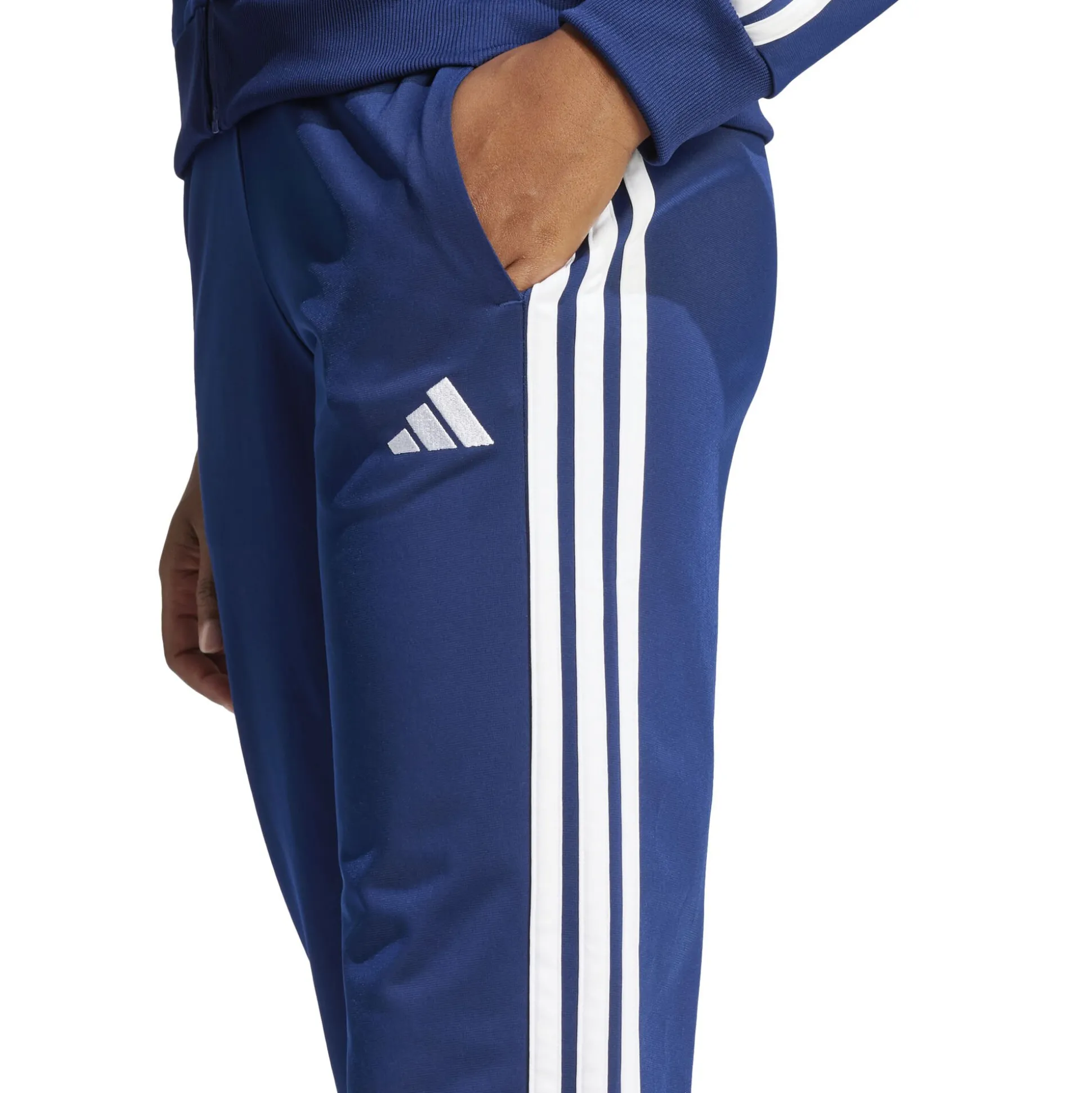Shop 3 Stripes Tracksuit Women - Dark Blue Tracksuits