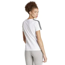 Shop 3 Stripes T-Shirt Women - White, Black Shirts