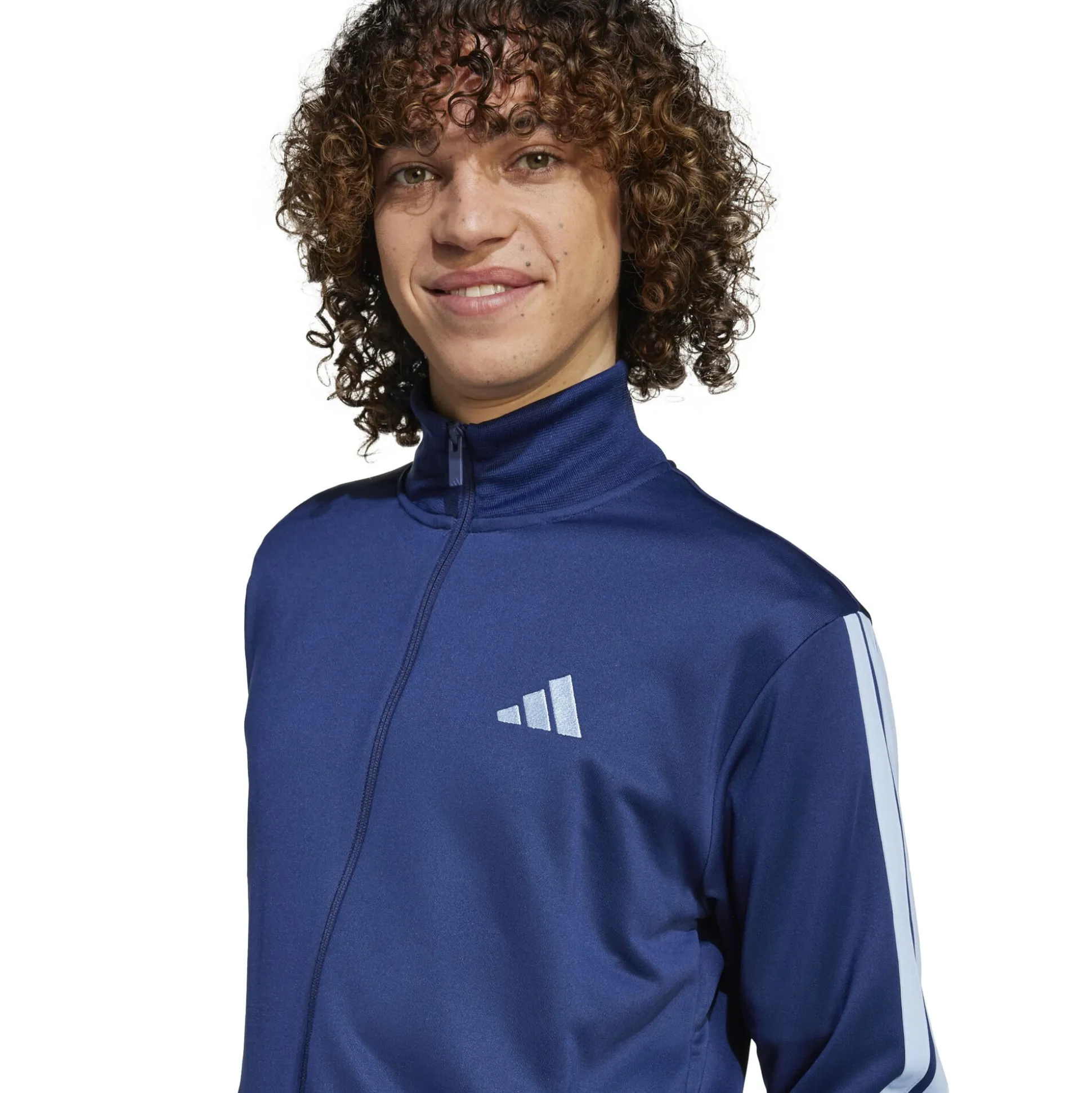 New 3 Stripes Woven Tracksuit Men - Dark Blue Tracksuits