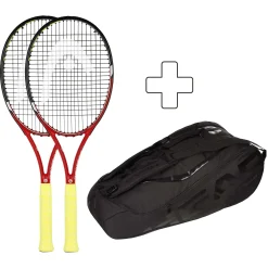 Clearance 2 X Graphene XT Prestige S 2022 Strung Racket Packages