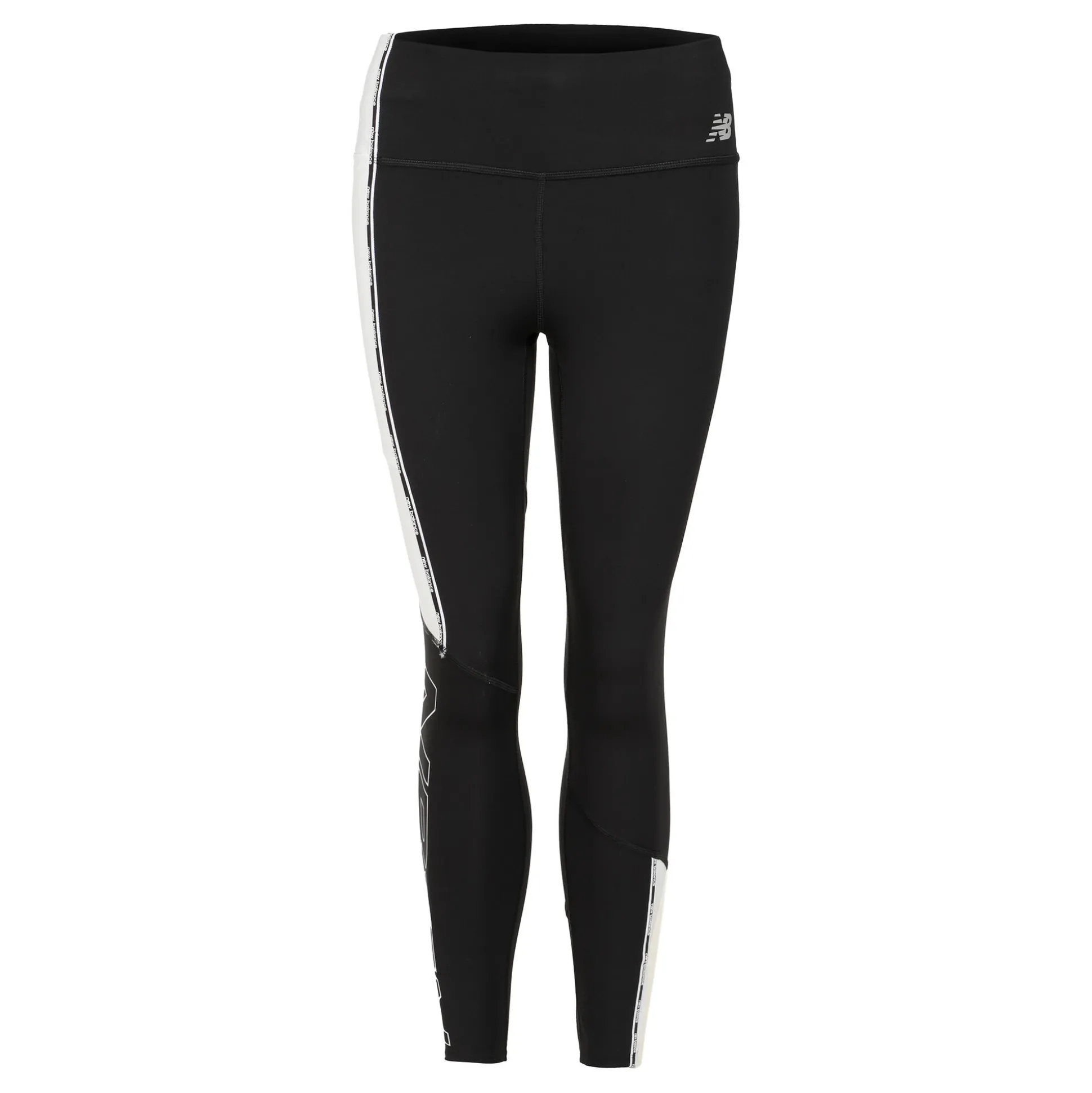 Cheap Accelerate Pacer 7/8 Tight Women - Black, White Pants|Running Clothing
