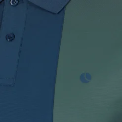 Outlet Ace Block Polo Men - Dark Blue, Green Shirts
