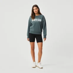 Cheap Ace Boyfriend Sweatshirt Women - Dark Green Hoodies & Sweaters
