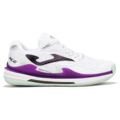 Outlet Ace Clay Court Shoe Women - White, Violet Clay Court Shoes