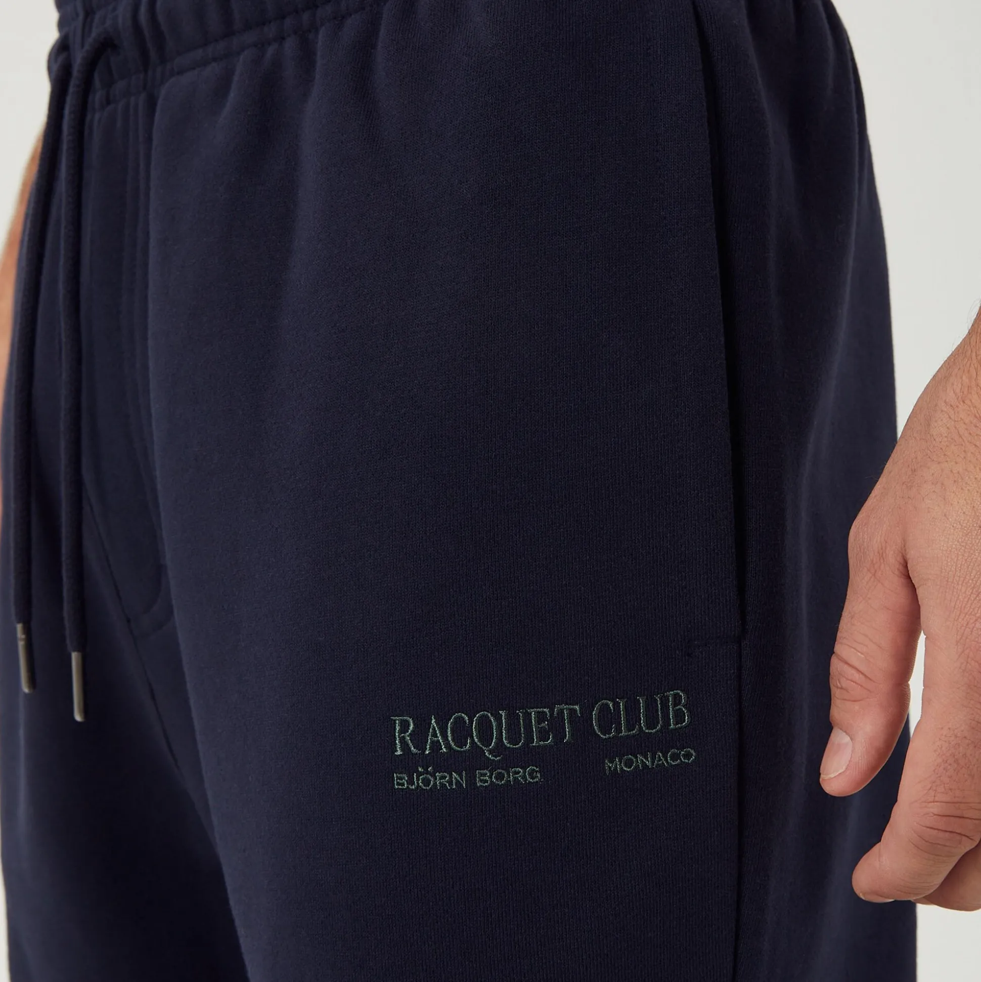 Best Sale Ace Heavy Sweat Training Pants Men - Dark Blue Pants