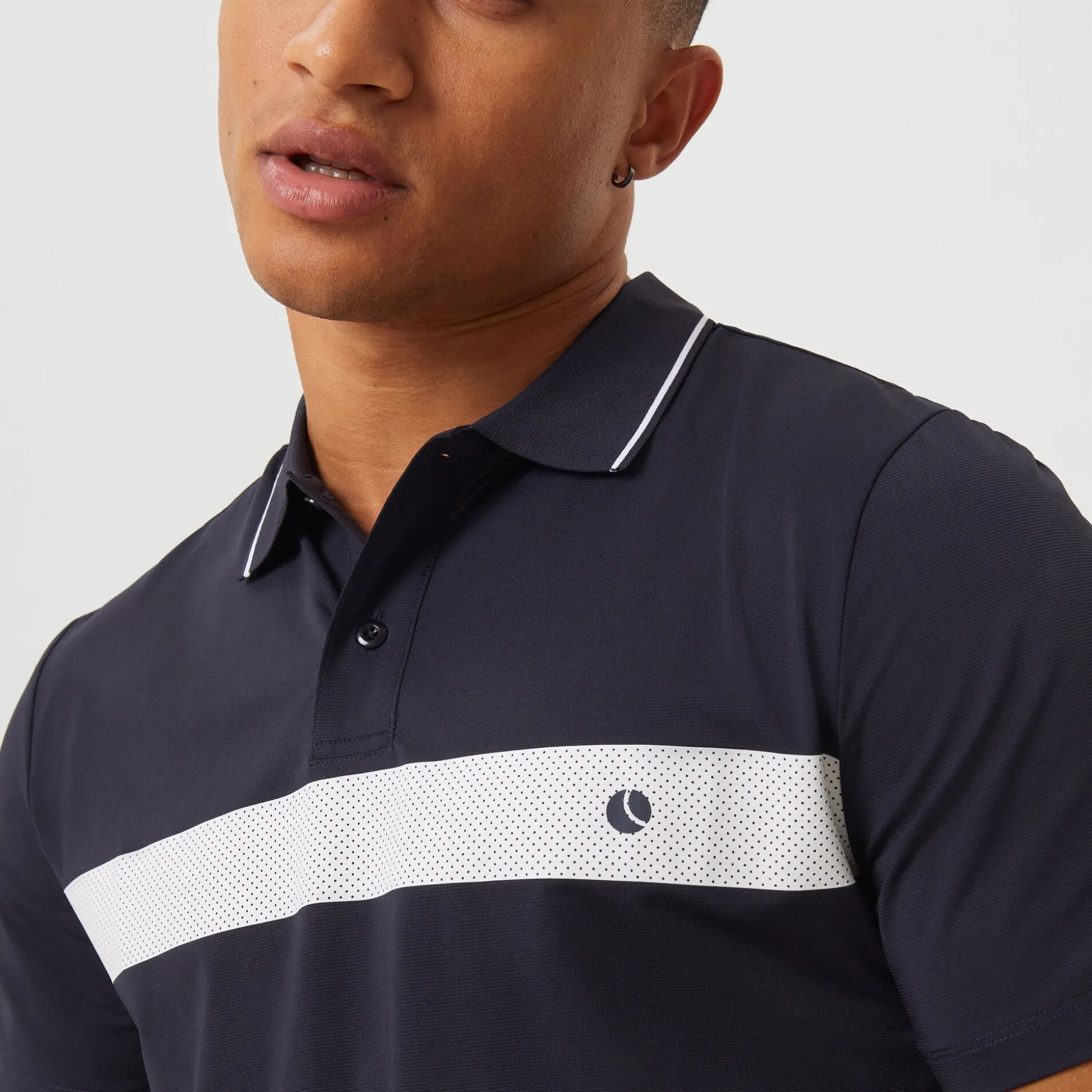 Discount Ace Light Polo Men - Dark Blue, White Shirts