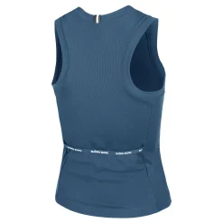 Best Ace Rib Pocket Tank Top Women - Dark Blue Tops