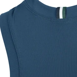 Best Ace Rib Pocket Tank Top Women - Dark Blue Tops