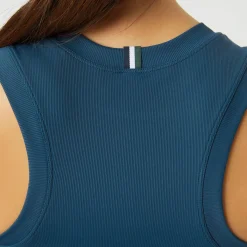 Best Ace Rib Pocket Tank Top Women - Dark Blue Tops
