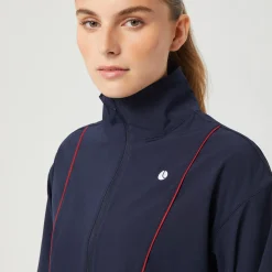 Flash Sale Ace Woven Track Training Jacket Women - Dark Blue Jackets