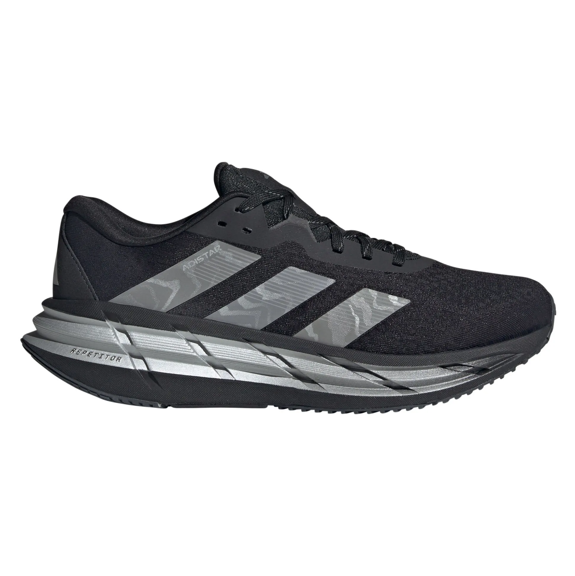 Discount Adistar 3 Reflective Neutral Running Shoe Men - Black, Silver Running Shoes