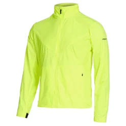 Outlet ADV Essence Wind Running Jacket Men - Neon Yellow Running Clothing