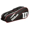 Best Sale Advantage III Six Racket Bag - Black, White Racket Bags