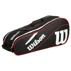 Best Sale Advantage III Six Racket Bag - Black, White Racket Bags