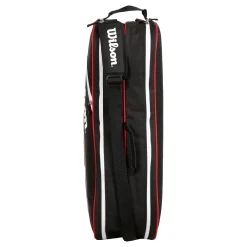Best Sale Advantage III Six Racket Bag - Black, White Racket Bags