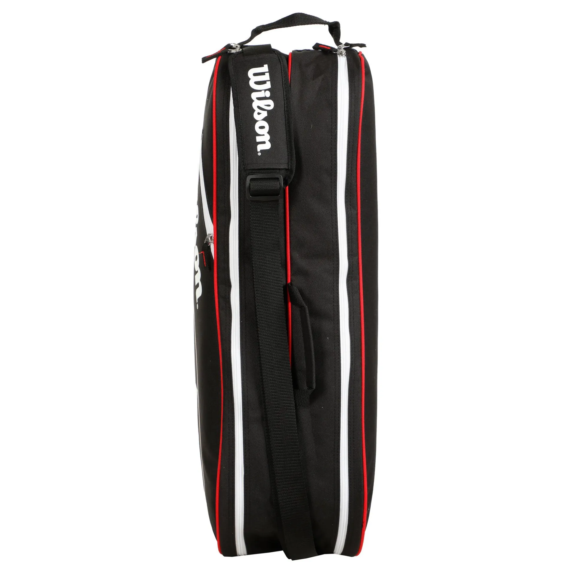 Best Sale Advantage III Six Racket Bag - Black, White Racket Bags