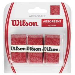 Hot Advantage Overgrip 3 Pack - Red Grips