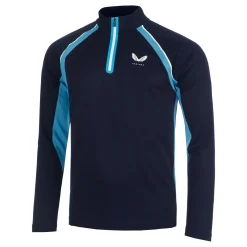 Discount Aeromesh 1/4 Zip Long Sleeve Men - Dark Blue Shirts