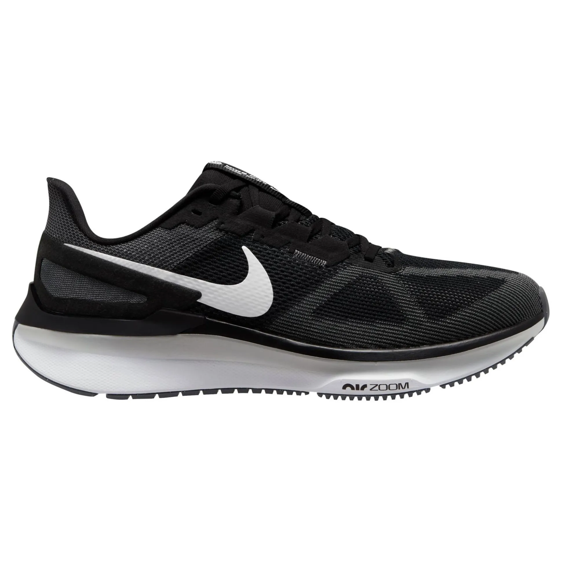 Online Air Zoom Structure 25 Stability Running Shoe Men - Black, White Running Shoes