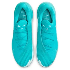 Cheap Air Zoom Vapor Cage 4 Rafa Clay Court Shoe Men - Turquoise, White Clay Court Shoes