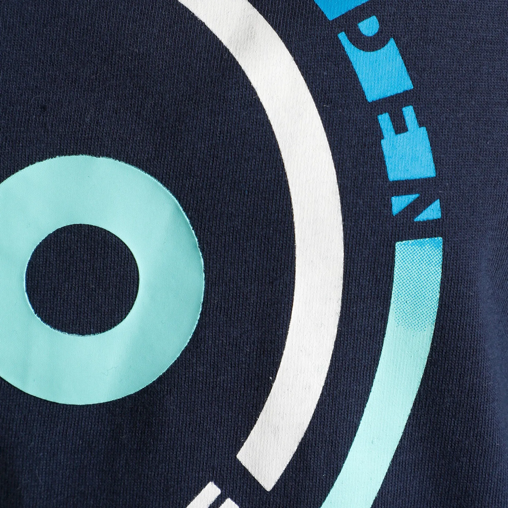 New AO Round Logo T-Shirt Women - Dark Blue, Blue Shirts
