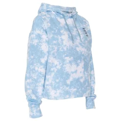 Best AO Tie Dye Hoody Women - Light Blue, White Hoodies & Sweaters