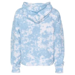 Best AO Tie Dye Hoody Women - Light Blue, White Hoodies & Sweaters