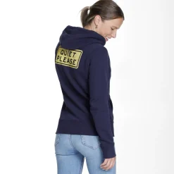 Cheap Australia Road Sign Hoody Women - Dark Blue, Yellow Hoodies & Sweaters
