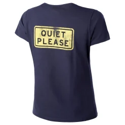 New Australia Road Sign T-Shirt Women - Dark Blue, Yellow Shirts