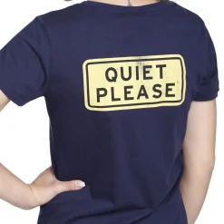 New Australia Road Sign T-Shirt Women - Dark Blue, Yellow Shirts