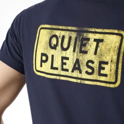 Online Australia Road Sign T-Shirt Men - Dark Blue, Yellow Shirts