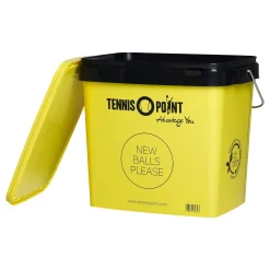 Discount Ball Bucket With Cover, Square - Yellow Coaching Equipment