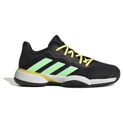 Fashion Barricade Clay Court Shoe Kids - Black, Green Clay Court Shoes