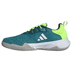 Store Barricade Clay Court Shoe Men - Petrol, Neon Green Clay Court Shoes