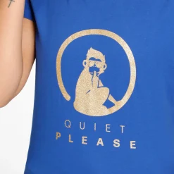 Outlet Baseline Logo T-Shirt Women - Blue, Gold Shirts