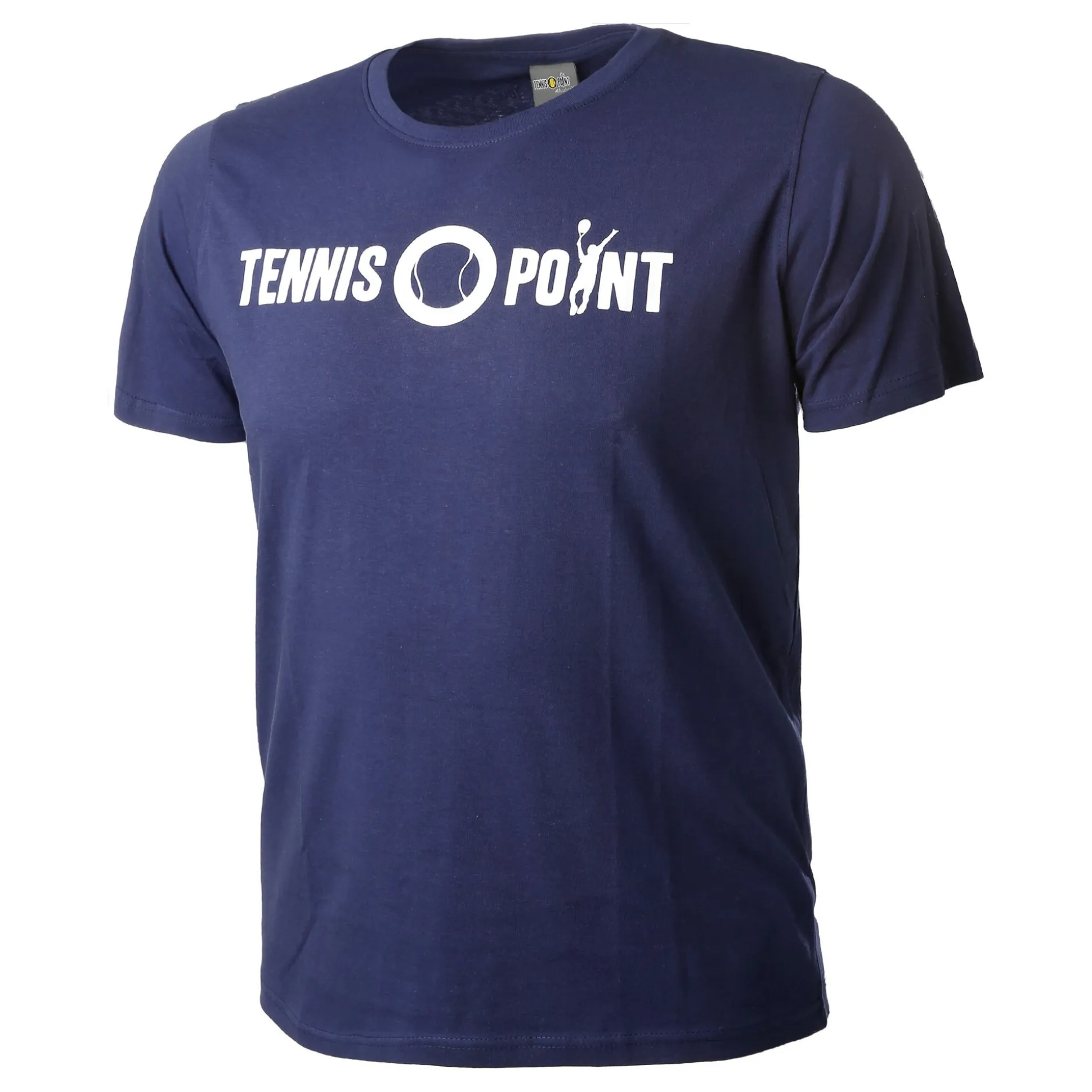 Shop Basic Cotton T-Shirt Men - Dark Blue, White Shirts
