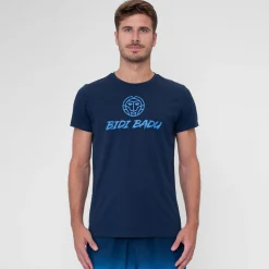 Best Beach Spirit Logo Chill T-Shirt Men - Dark Blue Shirts