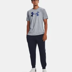 Hot Big Logo Fill T-Shirt Men - Grey, Blue Shirts