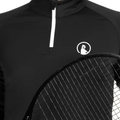 Flash Sale Big Serve 1/4 Zip Long Sleeve Men - Black, White Shirts
